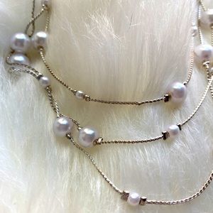 Pearl multi strand necklace